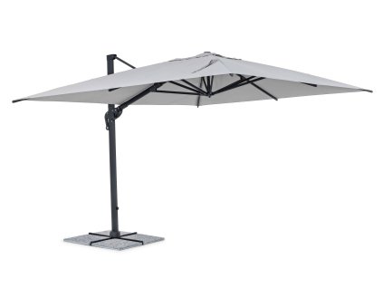 slunečník ines světle šedý 3x4