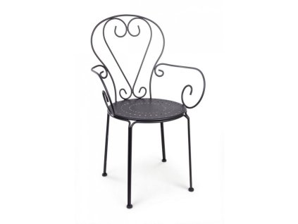 Zahradní kovová židle ETIENNE antracit