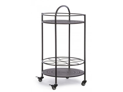 Zahradní pojízdný stolek BURTON antracit