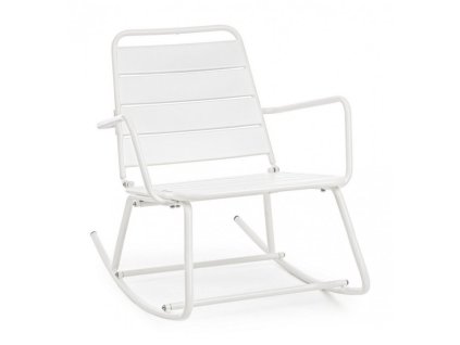 Houpací křeslo LILLIAN bílé