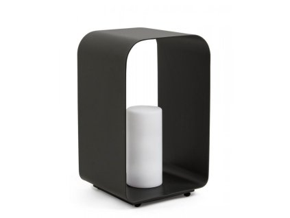 Zahradní LED lampa RIDLEY černá 45 cm