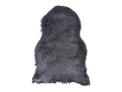 Umělá ovčí kůže šedá 50x85 cm