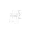 53285 7 zahradni kreslo pem cerne