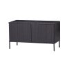 Komoda NEW GRAVURE 100cm černá