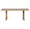 Dřevěný jídelní stůl DECK světlý 200x90 cm