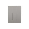 Šatní skříň RENS světlá šedá 3 dveře