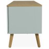 Dřevěný TV stolek DOT 192x43cm světle zelený