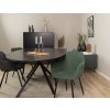 Oválný jídelní stůl COX 240x120 cm černý