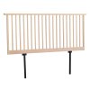 Dřevěné postelové čelo RIGGINS světlé
