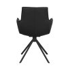 Jídelní židle LOWELL černá s područkami