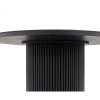 Oválný jídelní stůl ROD160x110 cm černý