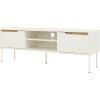 Dřevěný TV stolek SWITCH bílý
