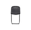 Proutěná židle WILLEM černá