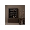 Dřevěný kabinet YUMI tmavě hnědá