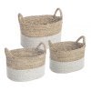 Set 3 oválných košíků ATENA