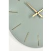 Nástěnné hodiny TIMELINE zelené 60cm