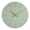 Nástěnné hodiny TIMELINE zelené 60cm