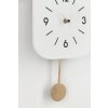Nástěnné hodiny HOME bílé 37cm