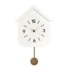 Nástěnné hodiny HOME bílé 37cm