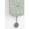 Nástěnné hodiny HOME zelené 37cm