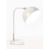 Stolní lampa GLASGOW bílá 41cm