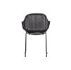 Proutěné křeslo WILLOW černá