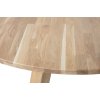Kulatý jídelní stůl RHONDA 129cm dub přírodní