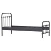 Kovová postel MOOS černá