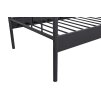 Kovová postel MOOS černá