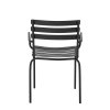 Zahradní kovová židle MONSI černá