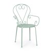 Zahradní kovová židle ETIENNE pistácie