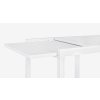 Rozkládací zahradní stůl PELAGIUS 83x80 cm bílý
