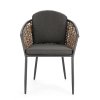 Zahradní jídelní židle MARIBELA antracit