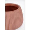 Set 3 středních květináčů RIBBED terakota