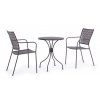 Zahradní kovová jídelní židle LIZETTE antracit