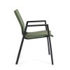 Zahradní jídelní židle ODEON šedo-zelená