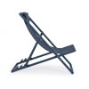 Zahradní polohovatelné lehátko TAYLOR modrá