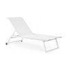 Hliníkové zahradní lehátko TAYLOR bílá