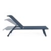 Hliníkové zahradní lehátko TAYLOR modrá