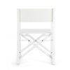 Zahradní skládací židle KONNOR bílá
