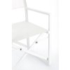 Zahradní skládací židle KONNOR bílá