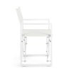 Zahradní skládací židle KONNOR bílá