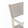 Zahradní skládací židle KONNOR světle šedá