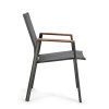 Zahradní jídelní židle CAMERON antracit