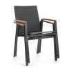 Zahradní jídelní židle CAMERON antracit