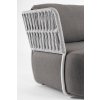 Zahradní křeslo PALMER bílo-šedá