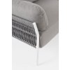 Zahradní křeslo PARDIS bílo-šedé
