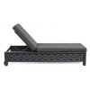 Zahradní lehátko OTAVIO černé