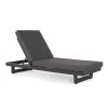 Zahradní lehátko INFINITY antracit