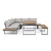 Zahradní rohová sestava SVEN šedá